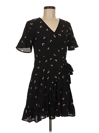 Pre-owned Xhilaration Casual Dress In Black
