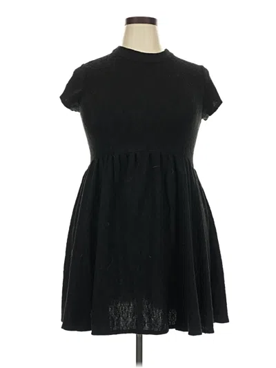 Pre-owned Xhilaration Casual Dress In Black