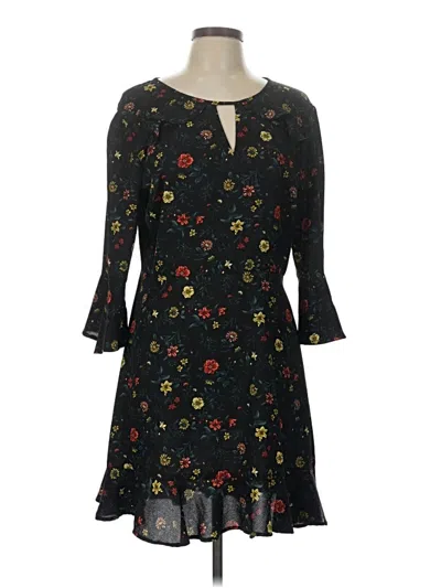 Pre-owned Xhilaration Casual Dress In Black