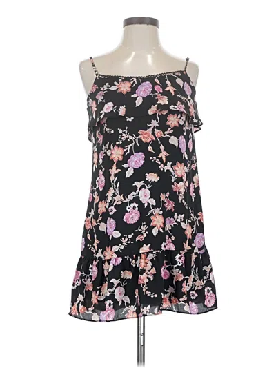 Pre-owned Xhilaration Casual Dress In Black