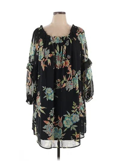 Pre-owned Xhilaration Casual Dress In Black