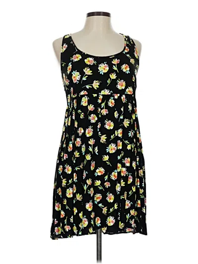 Pre-owned Xhilaration Casual Dress In Black