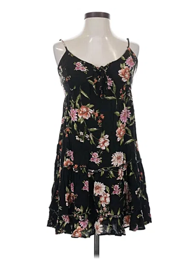 Pre-owned Xhilaration Casual Dress In Black