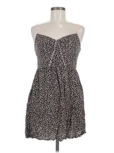 Pre-owned Xhilaration Casual Dress In Black