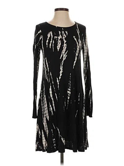 Pre-owned Xhilaration Casual Dress In Black
