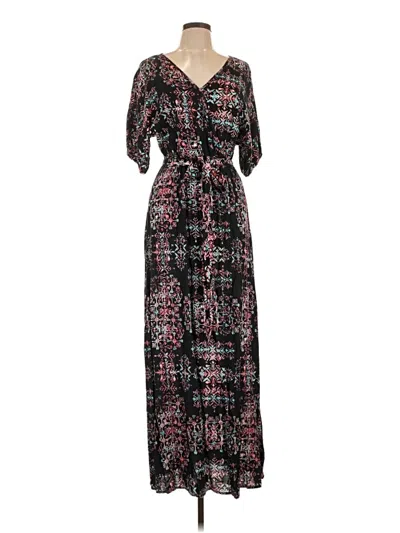 Pre-owned Xhilaration Casual Dress In Black