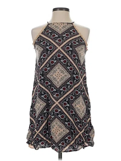 Pre-owned Xhilaration Casual Dress In Black
