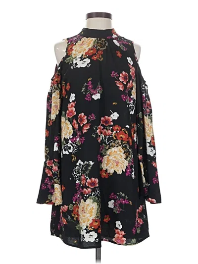Pre-owned Xhilaration Casual Dress In Black
