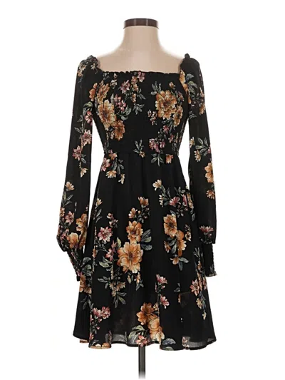 Pre-owned Xhilaration Casual Dress In Black