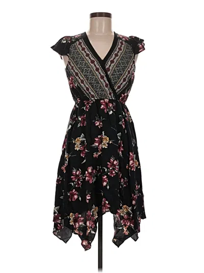 Pre-owned Xhilaration Casual Dress In Black