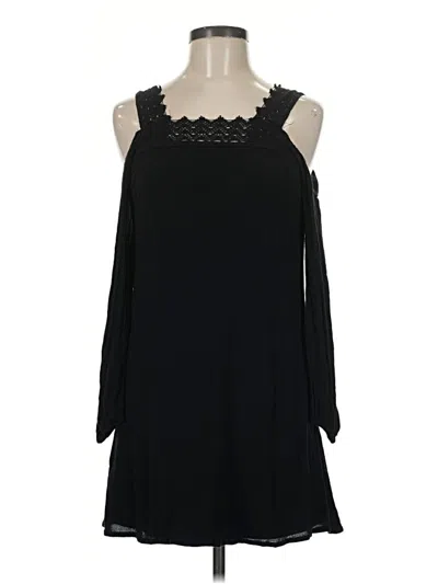 Pre-owned Xhilaration Casual Dress In Black
