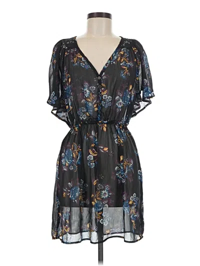 Pre-owned Xhilaration Casual Dress In Black