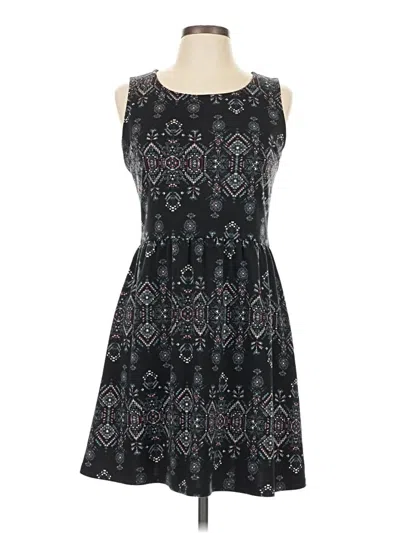 Pre-owned Xhilaration Casual Dress In Black