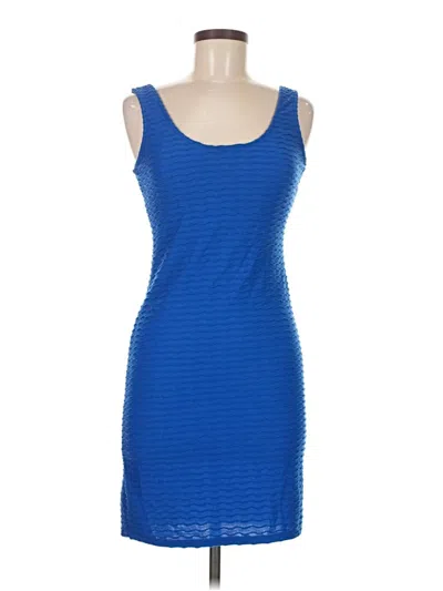 Pre-owned Xhilaration Casual Dress In Blue