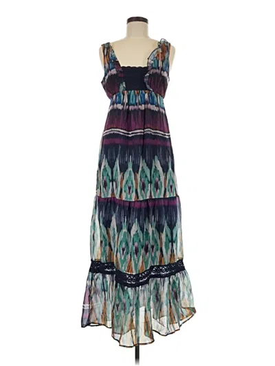 Pre-owned Xhilaration Casual Dress In Blue