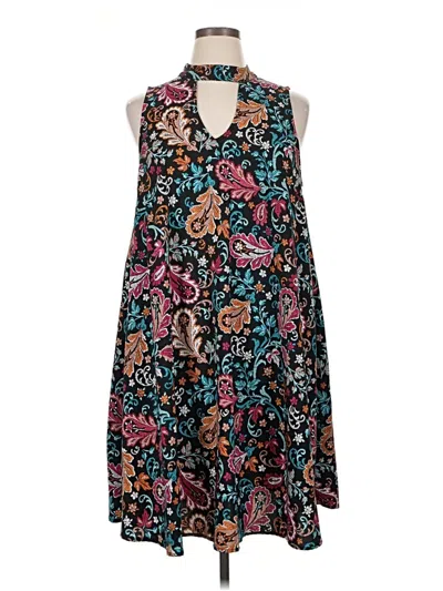 Pre-owned Xhilaration Casual Dress In Blue