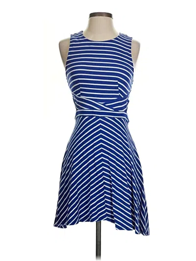 Pre-owned Xhilaration Casual Dress In Blue