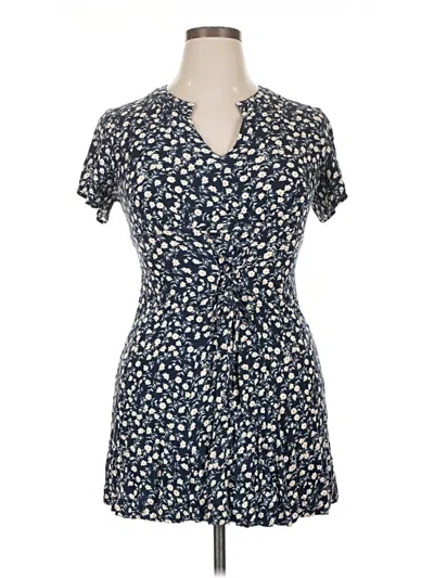 Pre-owned Xhilaration Casual Dress In Blue