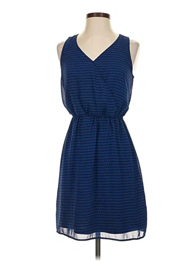 Pre-owned Xhilaration Casual Dress In Blue