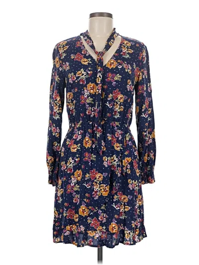 Pre-owned Xhilaration Casual Dress In Blue