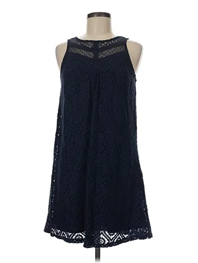 Pre-owned Xhilaration Casual Dress In Blue