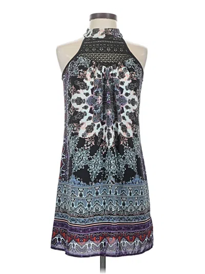Pre-owned Xhilaration Casual Dress In Blue