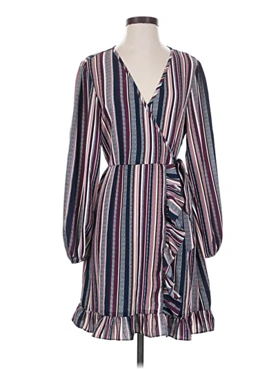 Pre-owned Xhilaration Casual Dress In Blue