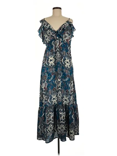 Pre-owned Xhilaration Casual Dress In Blue