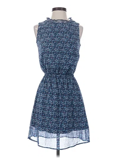 Pre-owned Xhilaration Casual Dress In Blue