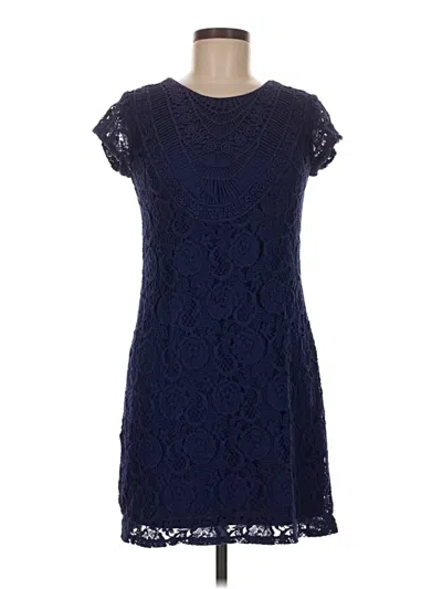 Pre-owned Xhilaration Casual Dress In Blue