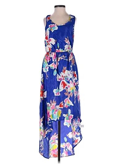 Pre-owned Xhilaration Casual Dress In Blue