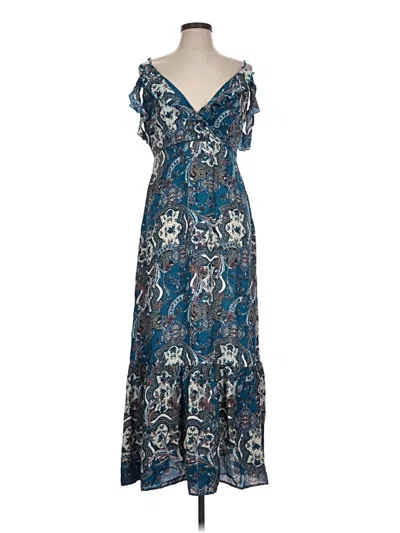Pre-owned Xhilaration Casual Dress In Blue