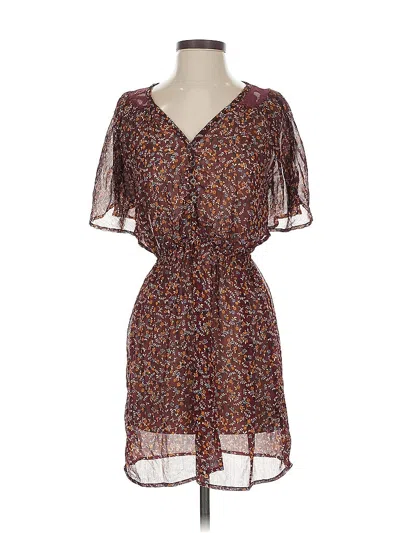 Pre-owned Xhilaration Casual Dress In Brown
