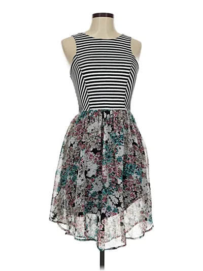 Pre-owned Xhilaration Casual Dress In Gray