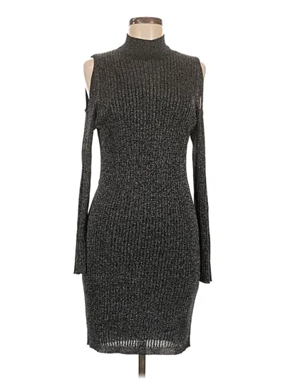 Pre-owned Xhilaration Casual Dress In Gray