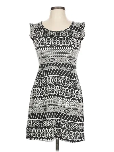 Pre-owned Xhilaration Casual Dress In Gray