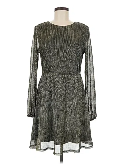 Pre-owned Xhilaration Casual Dress In Gray