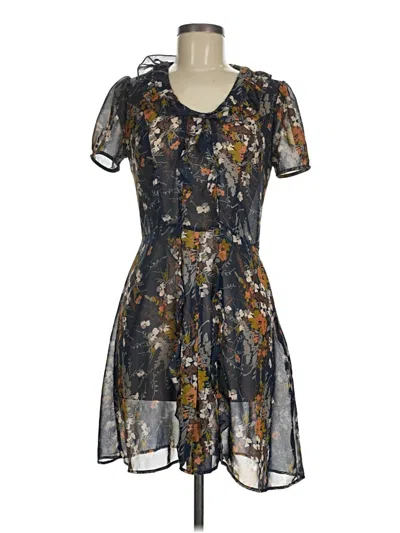 Pre-owned Xhilaration Casual Dress In Gray
