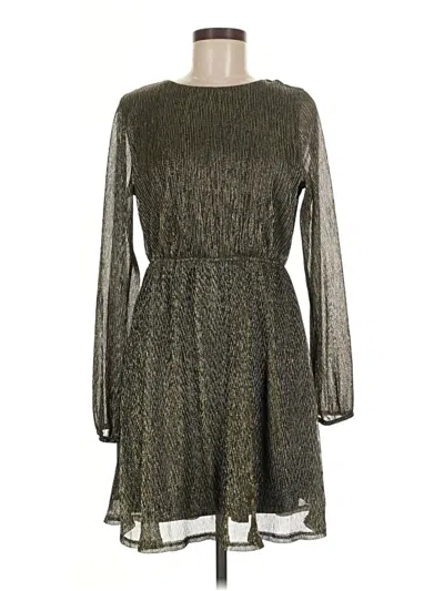 Pre-owned Xhilaration Casual Dress In Gray