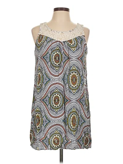 Pre-owned Xhilaration Casual Dress In Gray