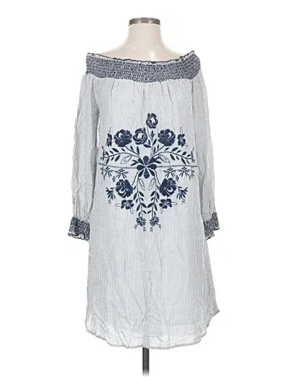 Pre-owned Xhilaration Casual Dress In Gray
