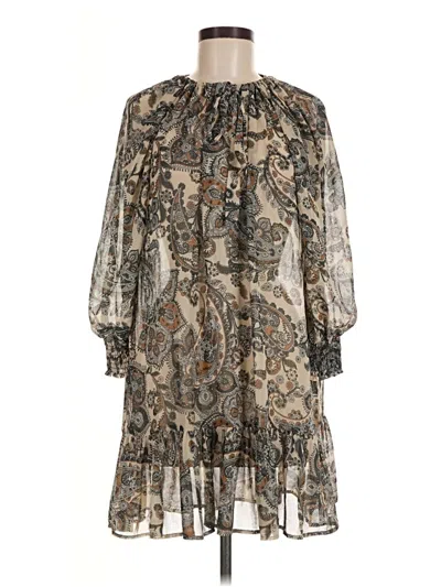 Pre-owned Xhilaration Casual Dress In Gray