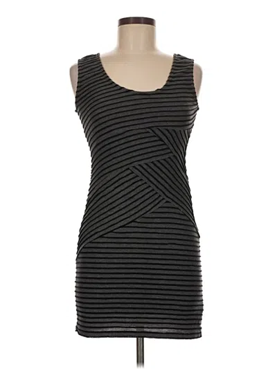 Pre-owned Xhilaration Casual Dress In Gray