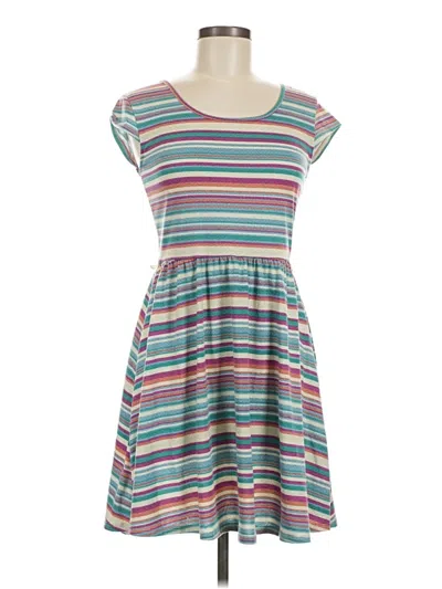 Pre-owned Xhilaration Casual Dress In Gray