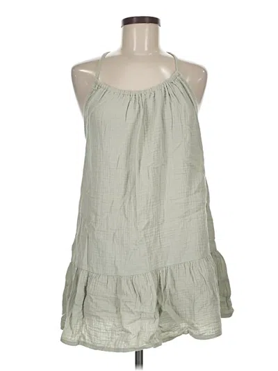 Pre-owned Xhilaration Casual Dress In Green