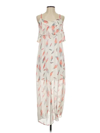 Pre-owned Xhilaration Casual Dress In Ivory