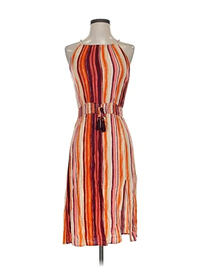 Pre-owned Xhilaration Casual Dress In Orange