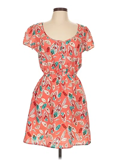 Pre-owned Xhilaration Casual Dress In Orange