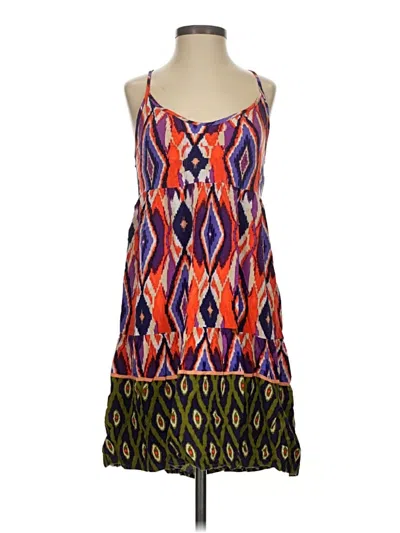 Pre-owned Xhilaration Casual Dress In Orange