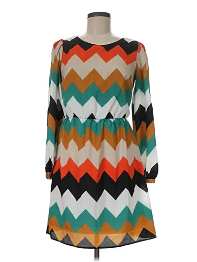 Pre-owned Xhilaration Casual Dress In Orange